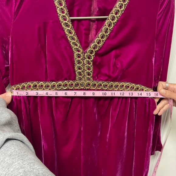 70’s Velvet Gown - Picture 5 of 5